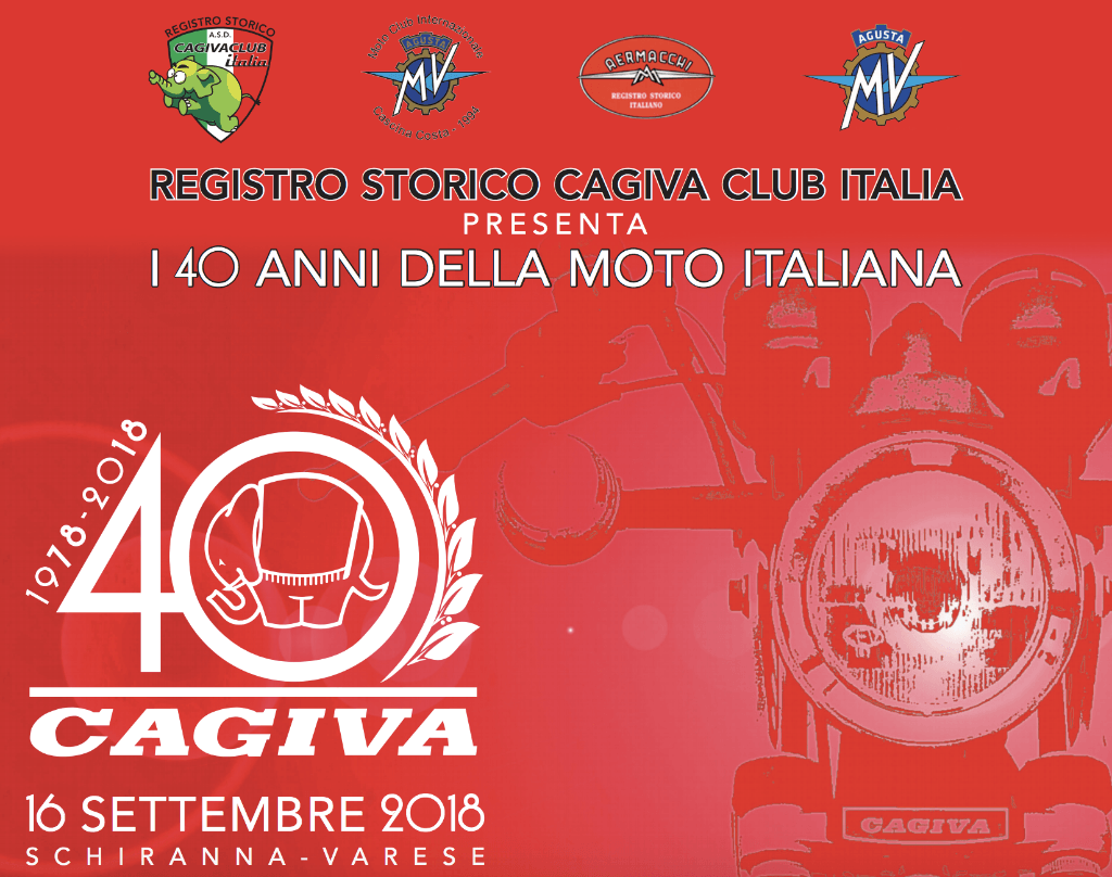 Raduno Cagiva: “I 40 anni della moto italiana”
