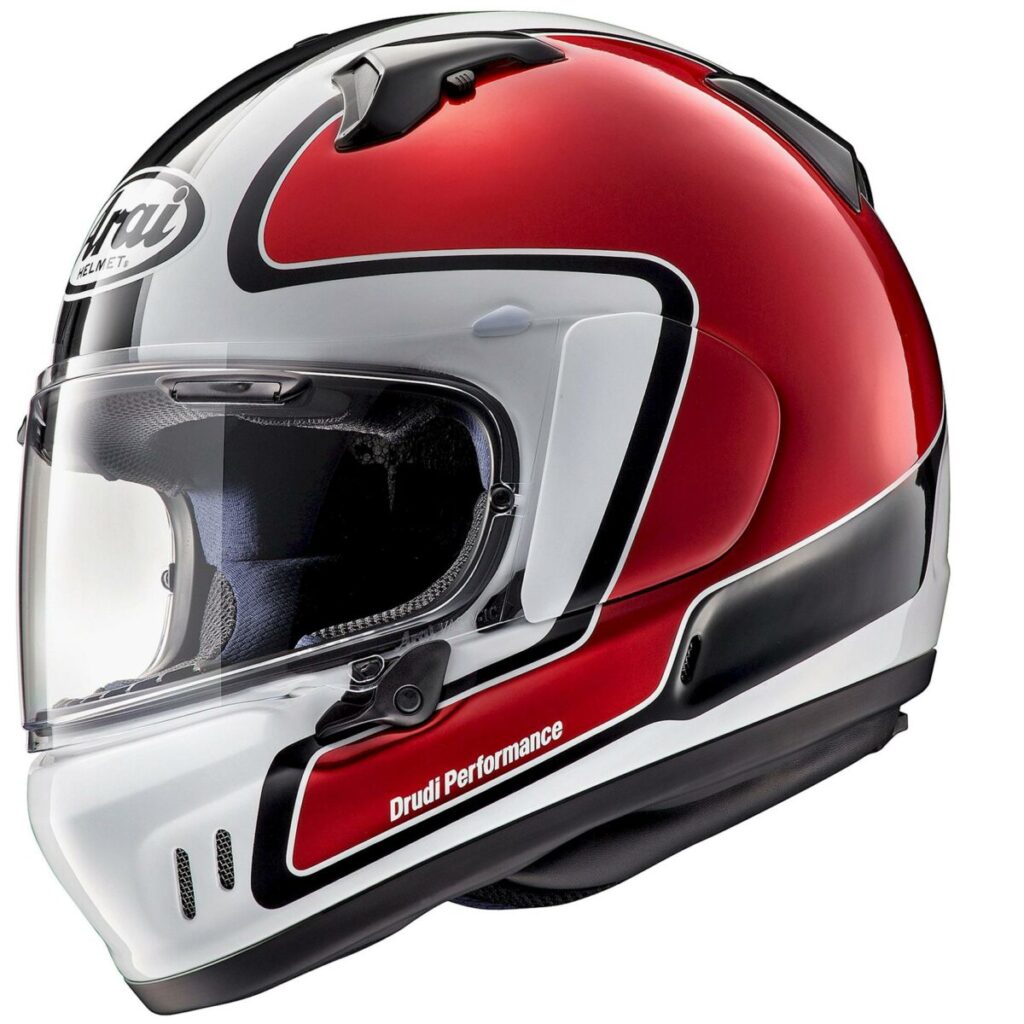 Arai Renegade-V Outline Red il casco quotidiano