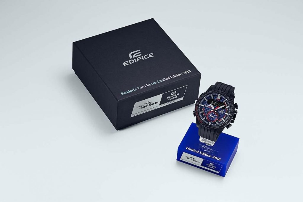 Casio Edifice Scuderia Toro Rosso 2018: i nuovi orologi in limited edition