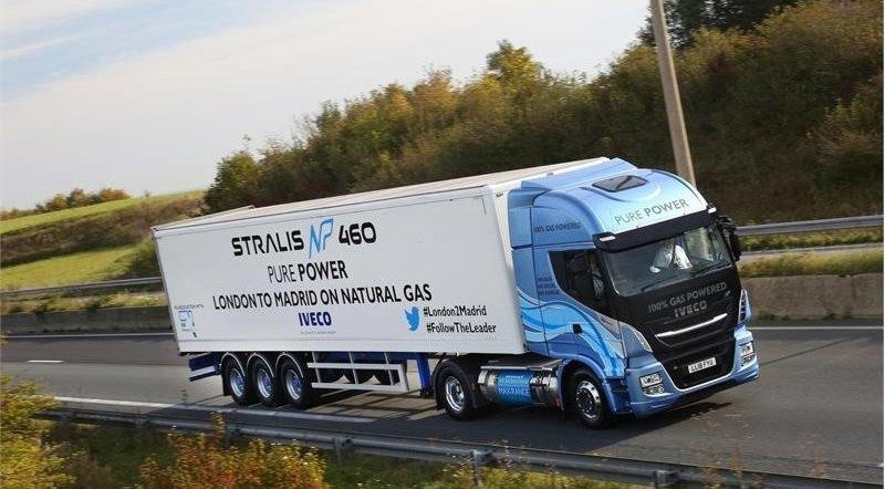 Iveco Stralis da record: 1.728 Km con un pieno di metano