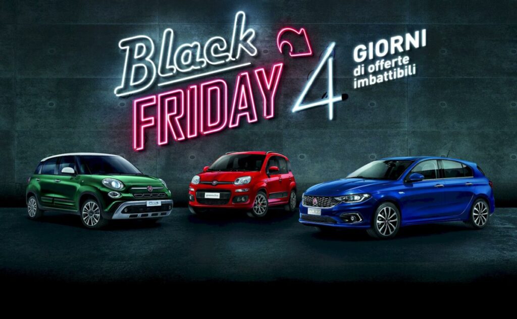 Black Friday Fiat e Lancia: sconti e finanziamenti