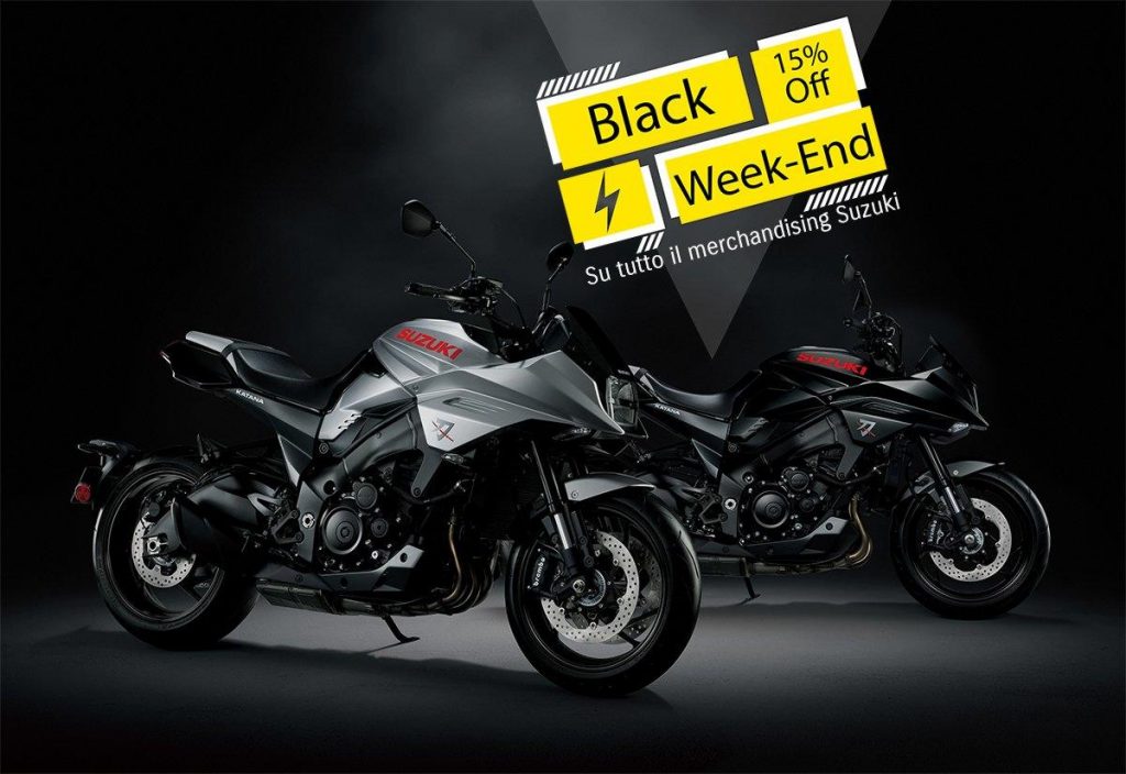 Black Friday Suzuki: sconto 15% su e-commerce
