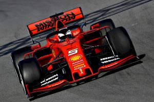 Sebastian Vettel Test F1 Barcellona 2019