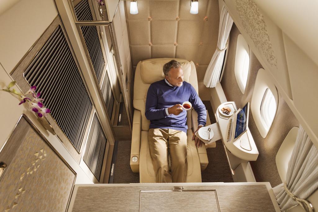 First Class Emirates Boeing 777