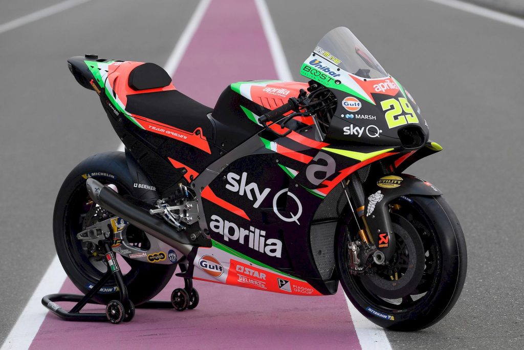 MotoGP: Aprilia RS-GP 2019 svelata in Qatar