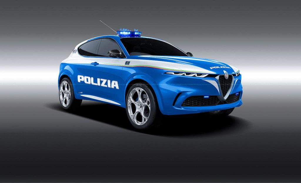 L’Alfa Romeo Tonale Polizia è bellissima, ma c’è anche l’orribile pickup 6X6…