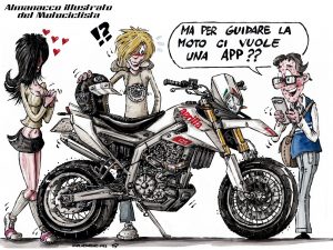 Almanacco Illustrato del Motociclista vignetta