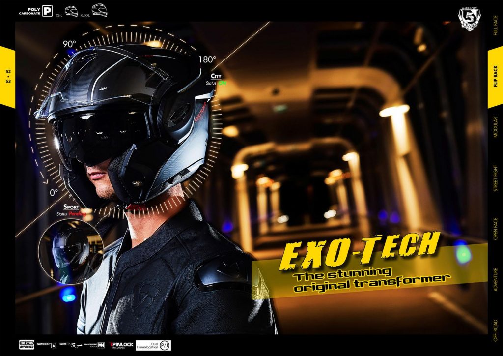 Nuovo casco Scorpion Exo-Tech: design full-face unico