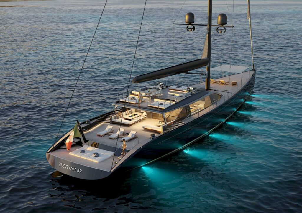 Perini Navi S/Y 47M Flybridge e S/Y 56M Ketch al Palm Beach International Boat Show