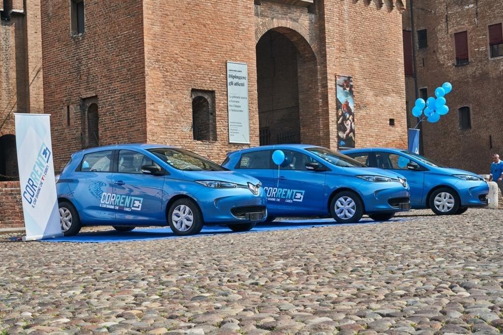 Corrente, il car sharing 100% elettrico debutta a Ferrara