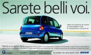 spot tv fiat multipla