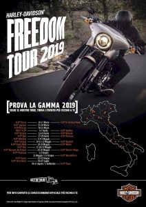 Harley-Davidson Freedom On Tour 2019 calendario