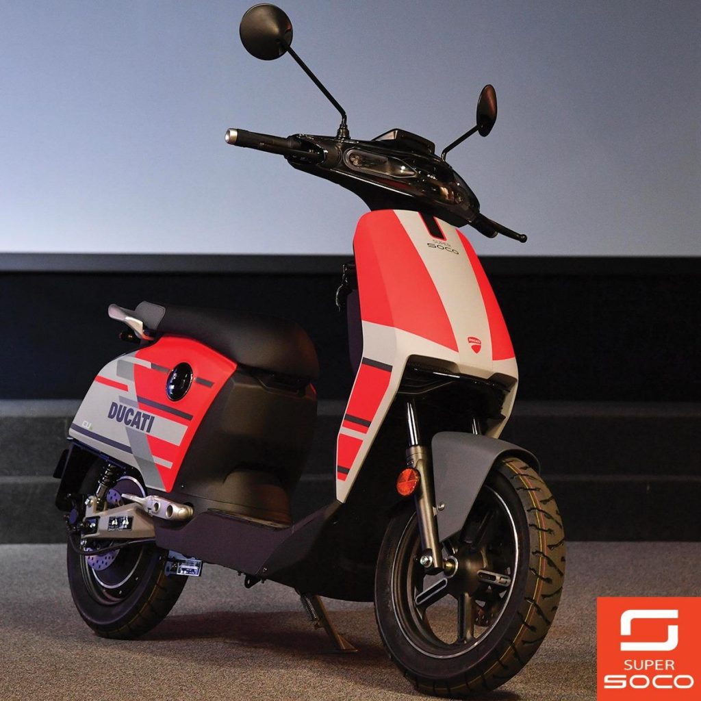 Scooter elettrico: SuperSoco CUx Special Edition Ducati