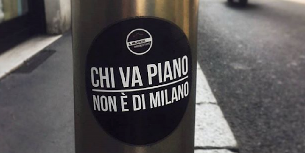 Traffico a Milano: il milanese imbruttito