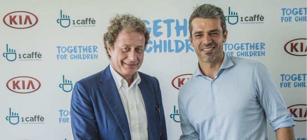 Kia Motors 1 Caffè Onlus: Together for children, il progetto dedicato ai bambini