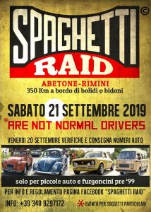 locandina Spaghetti Raid 2019
