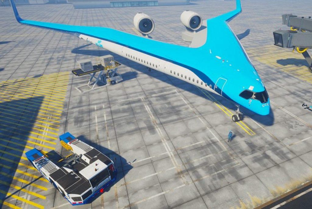 KLM Flying-V: i passeggeri sono sull’ala