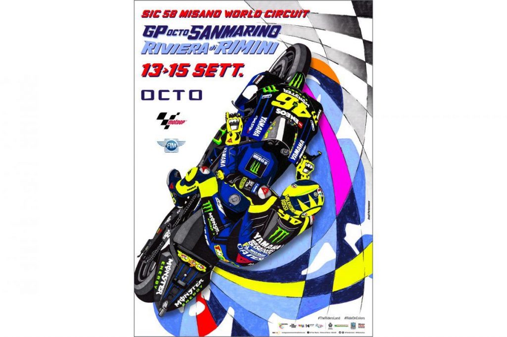 Poster Misano Valentino Rossi