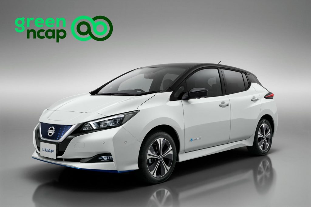 Nissan Leaf: Green NCAP assegna cinque stelle