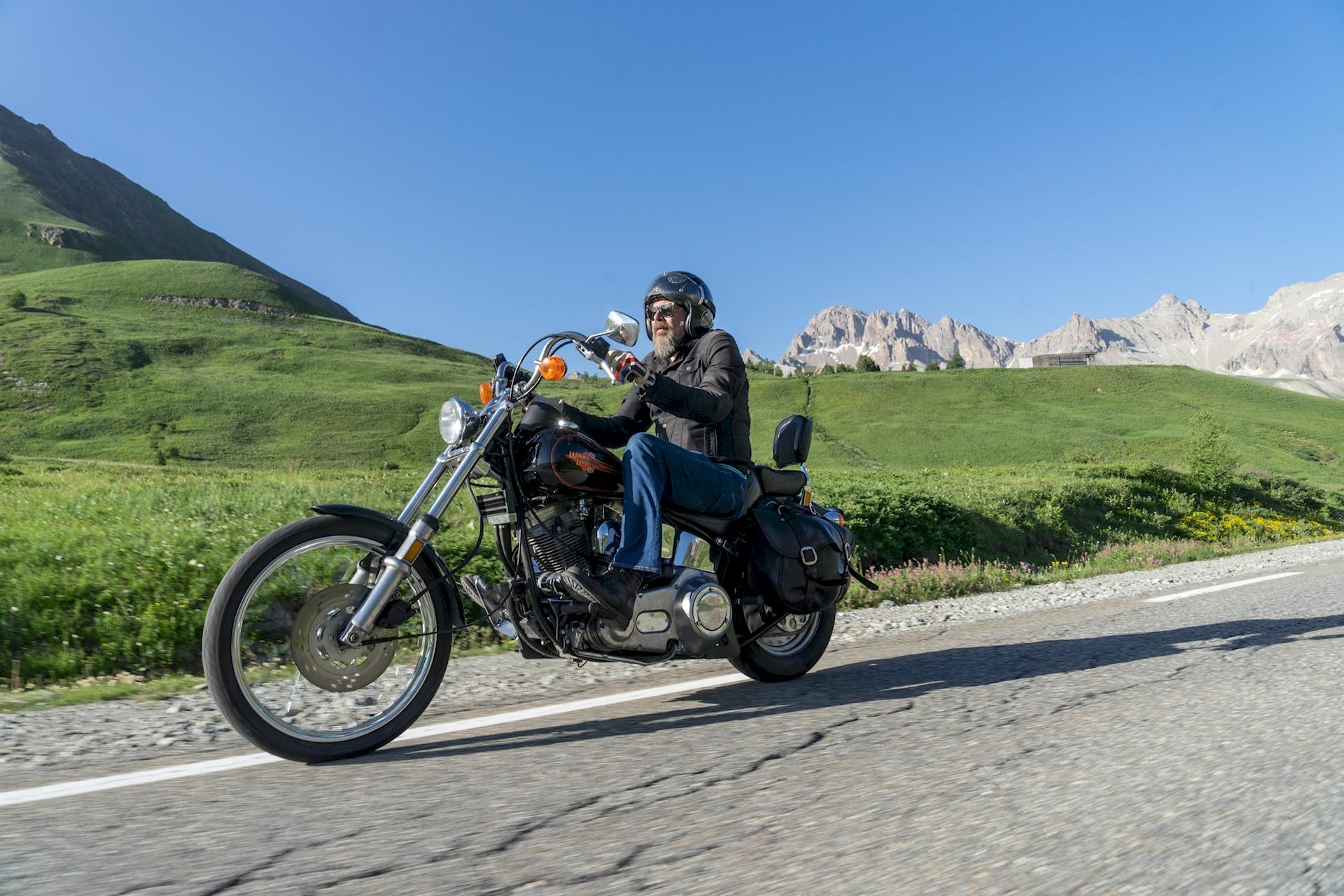 Metzeler Cruisetec test Punta Bagna Harley-Davidson