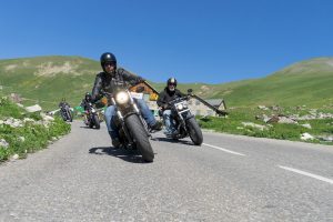 Metzeler Cruisetec test Punta Bagna Harley-Davidson