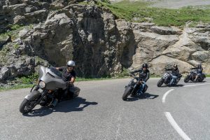 Metzeler Cruisetec test Punta Bagna Harley-Davidson