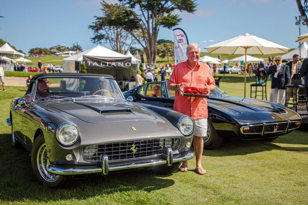 Concorso Italiano Monterey 2019: Best in Show Award per la Ferrari 250 GT II Cabriolet del 1960