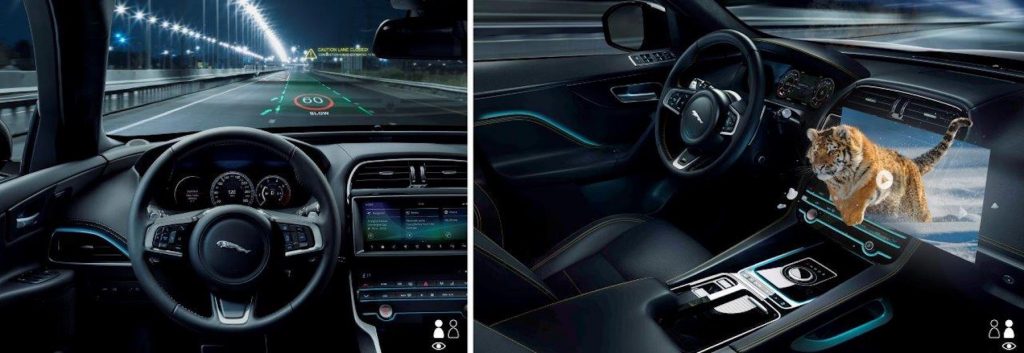 Jaguar Land Rover: head up display in 3D