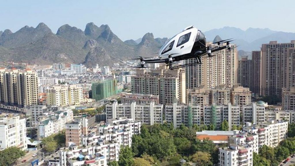 Il futuro del trasporto pubblico è con i droni di EHang?