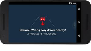 wrong-way driver warning