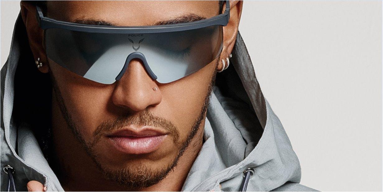 Lewis Hamilton occhiali da sole