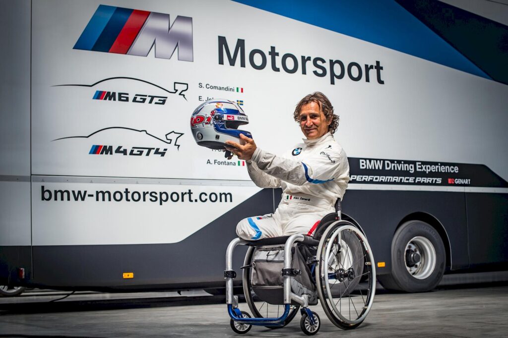 Alex Zanardi al via nel Campionato Italiano GT al Mugello