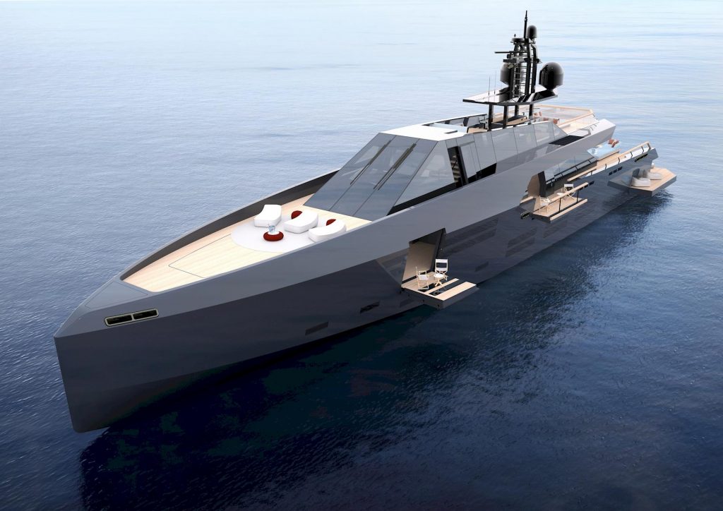 165 Wallypower Concept: innovativo e potente superyacht da 50 metri