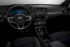 Volvo XC40 Recharge infotainment system