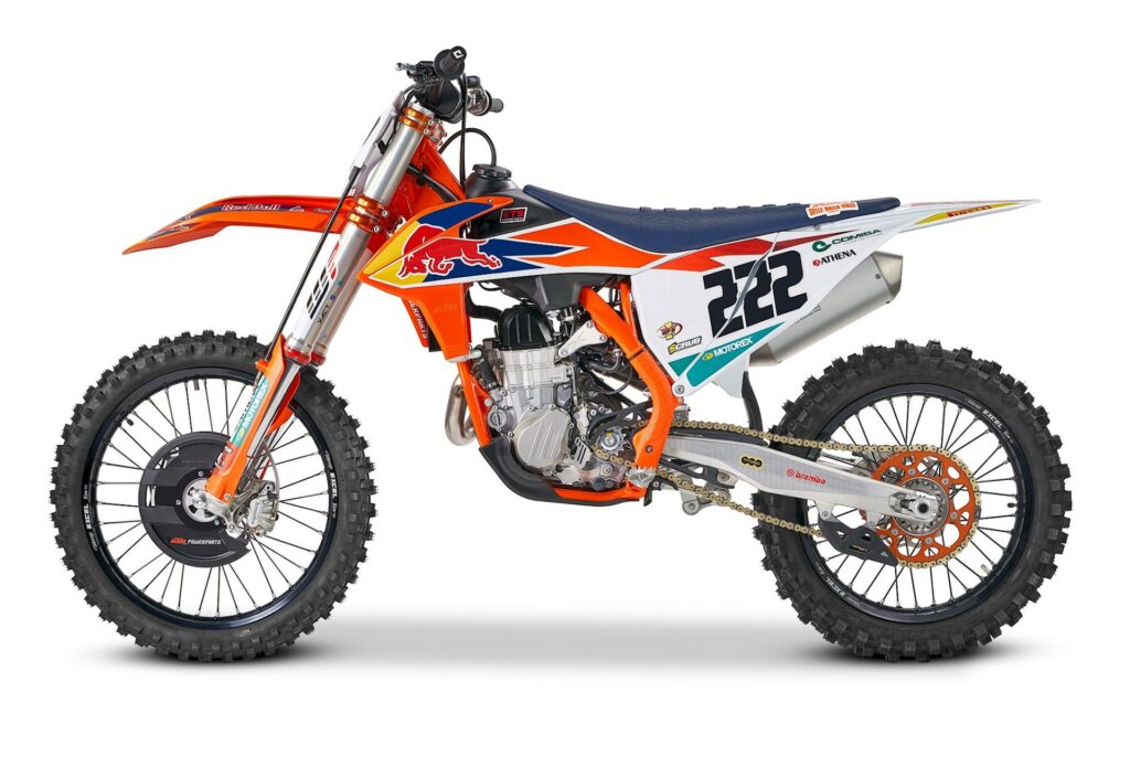 KTM 450 SX-F Cairoli: la moto da cross replica del 9 volte campione del mondo