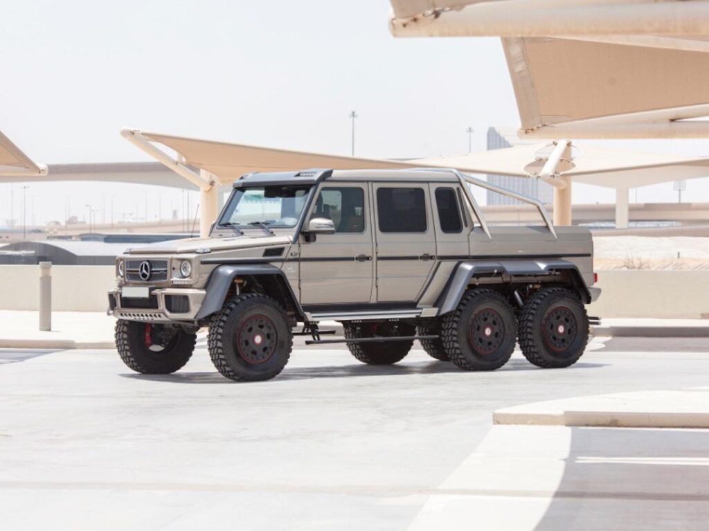 La Mercedes G63 AMG 6×6 a sei ruote, all’asta ad Abu Dhabi!