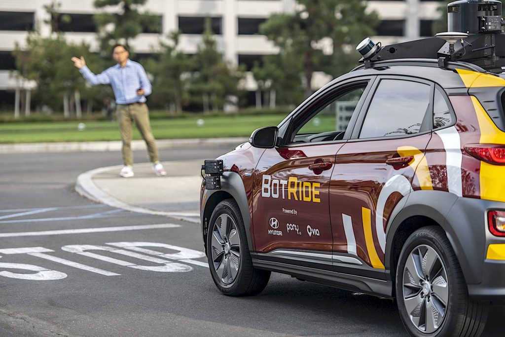 BotRide e Hyundai Kona Electric: guida autonoma on demand, in California