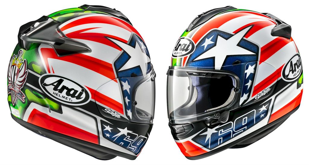 ARAI Chaser-X Nicky Hayden, casco replica del campione americano