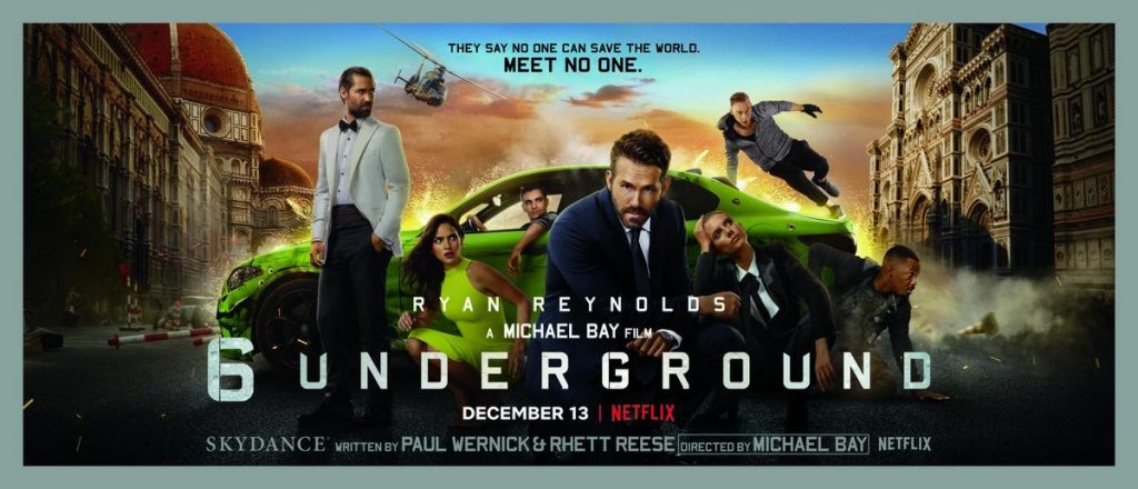 6 Underground: su Netflix un film con auto mozzafiato e orologi sportivi