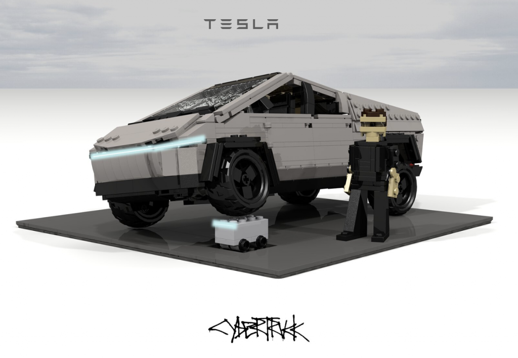 Tesla Cybertruck Lego: presto al cinema o negli store?
