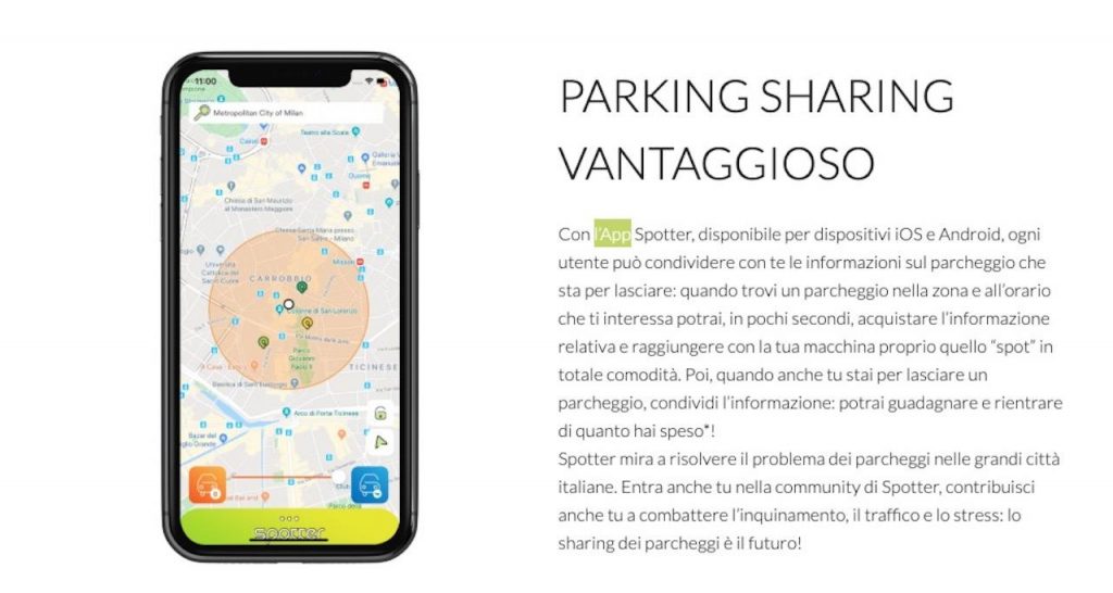 Spotter: come funziona l’app per trovare parcheggio facilmente