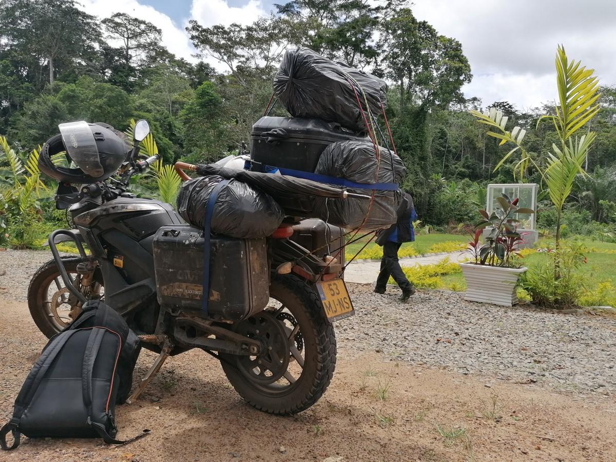 Viaggio moto elettrica Africa