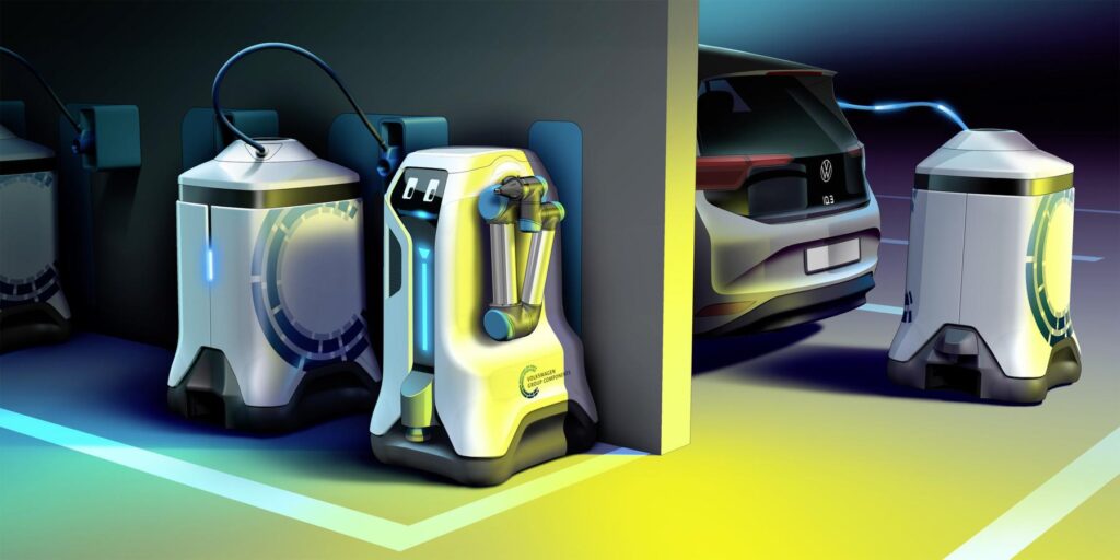 Volkswagen Charging Robot: la ricarica delle auto elettriche diventa facile