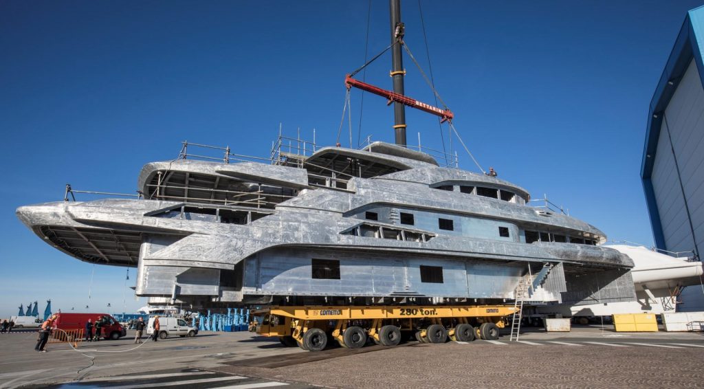 Benetti yacht FB274: il nuovo custom di 65 metri prende forma