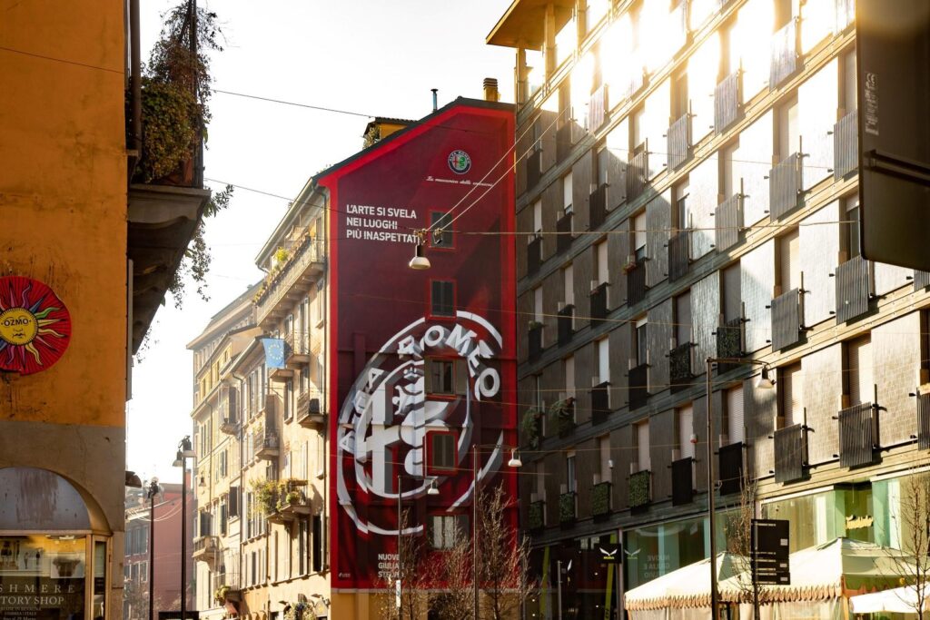 Alfa Romeo Street Art Milano