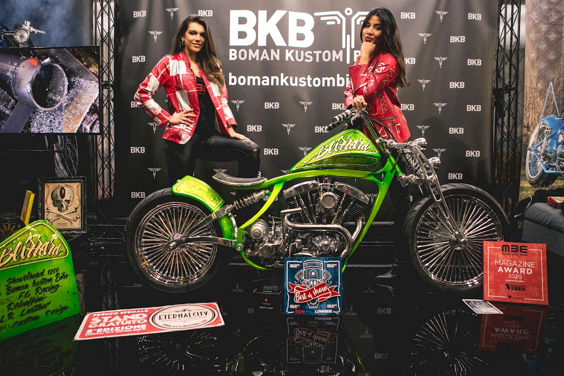 Motor Bike Expo 2020 bike show LowRide Best of Show BKB Blizzard