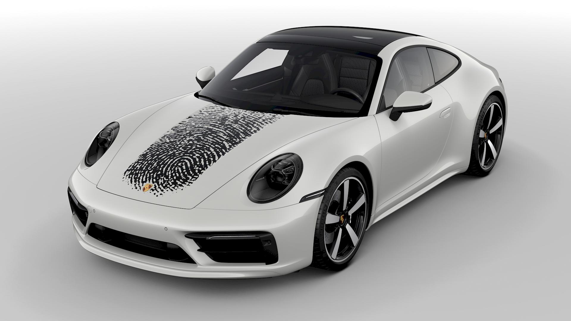 Porsche 911 impronta digitale