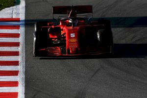 Sebastian Vettel Test F1 Barcellona 2020