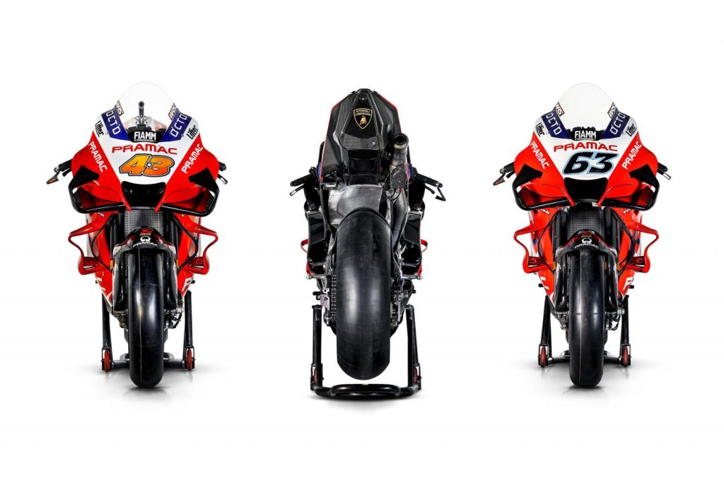MotoGP, svelata la livrea della Ducati Pramac di Bagnaia e Miller