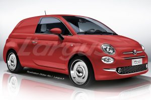 FIAT 500 Giardiniera Rendering